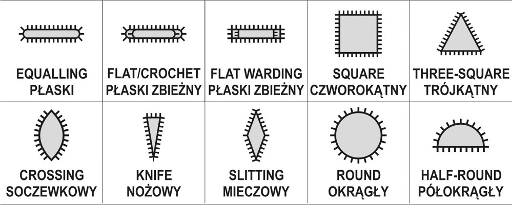 YT-6165 SET PILE CONICE 10 BUC