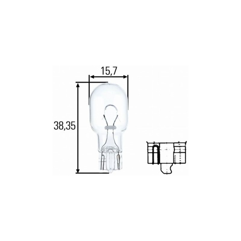 BEC SOCLU STICLA 12V W16W 8GA008246-001 MM T15 16W 12V