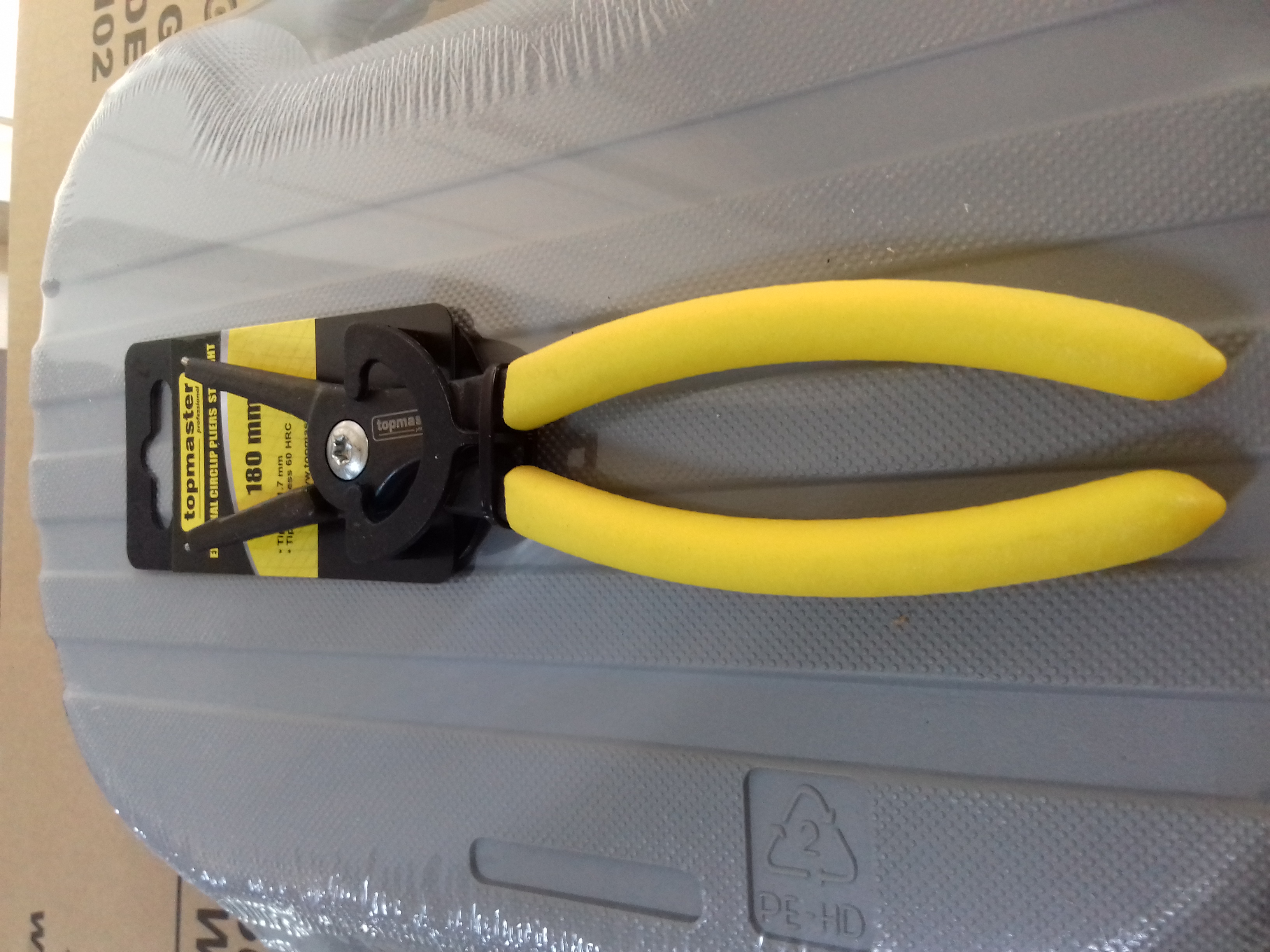 212918 CLESTE PENTRU SIGURANTE VARF DREPT 180MM TMP