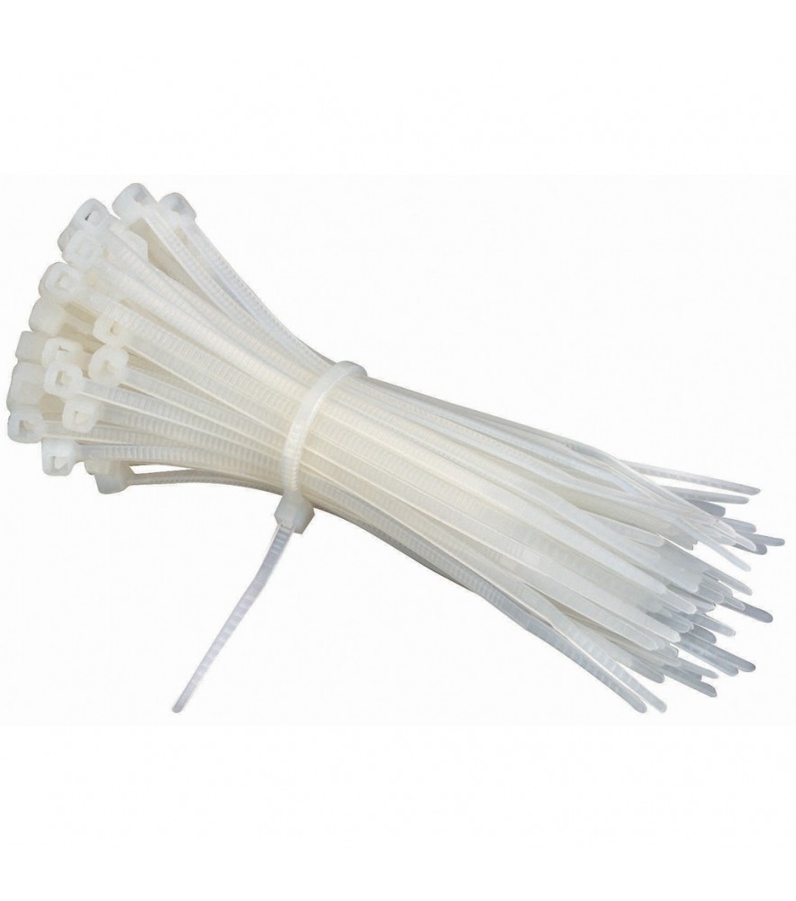 COLIER PLASTIC ALB 4.8*200