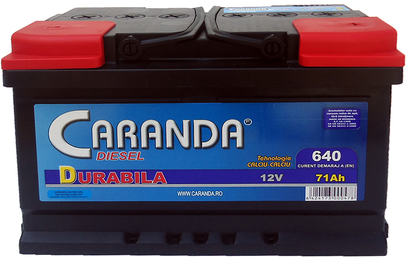 ACUMULATOR 75A CARANDA DURABIL