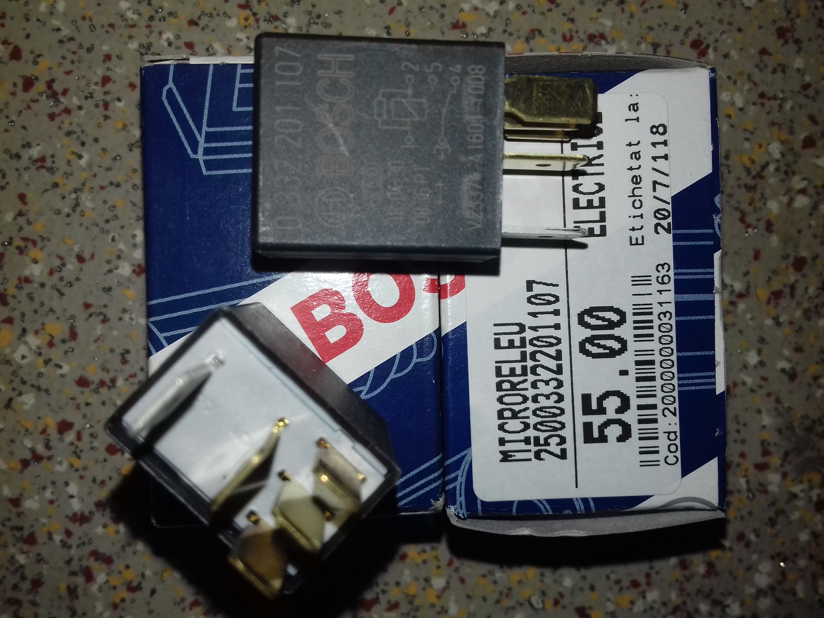 MICRORELEU 2500332201107 AL76702 12V 5 PINI