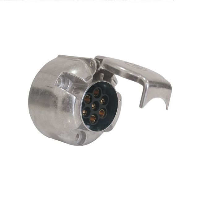 PRIZA CU STECHER 12V METALICA