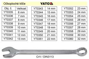 YT-0339 CHEIE COMBINATA 10MM