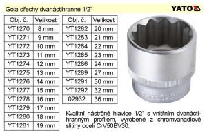 YT-1292 CHEIE TUBULARA 32MM