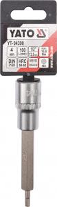 YT-04390 BIT HEXAGONAL 1/2  4*100MM